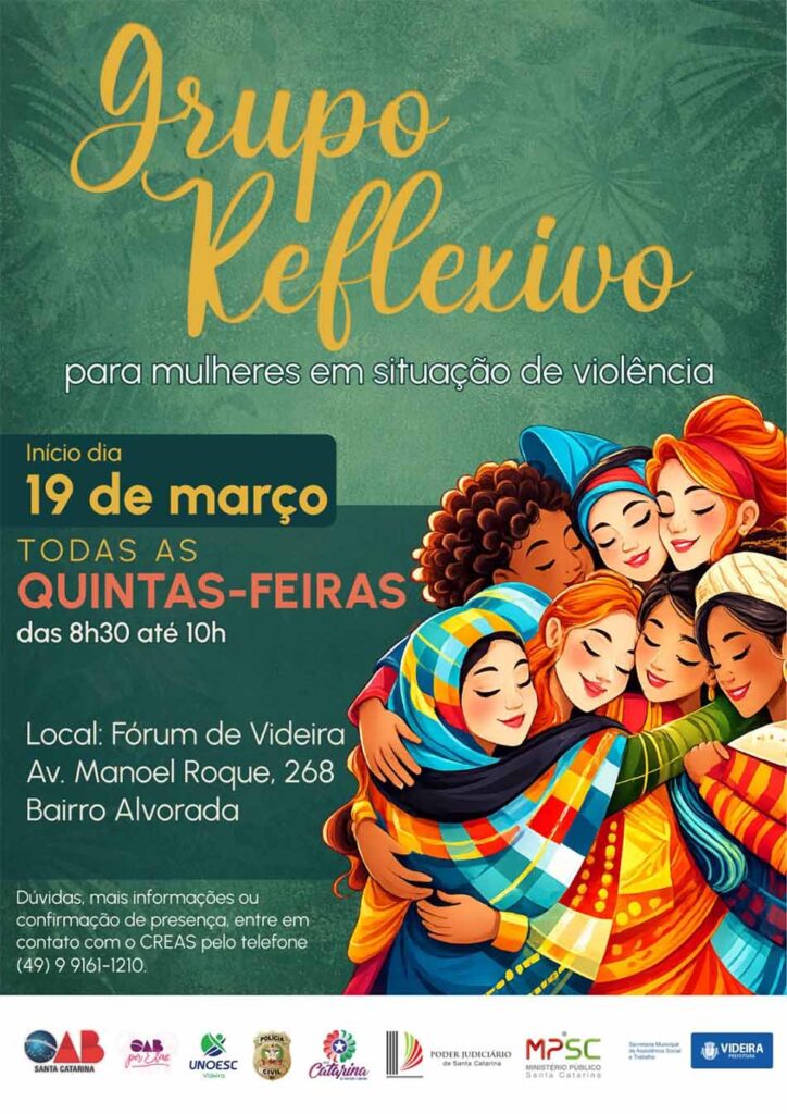 Rede de proteção terá protocolo de atendimento à mulheres vítimas de violência em Videira