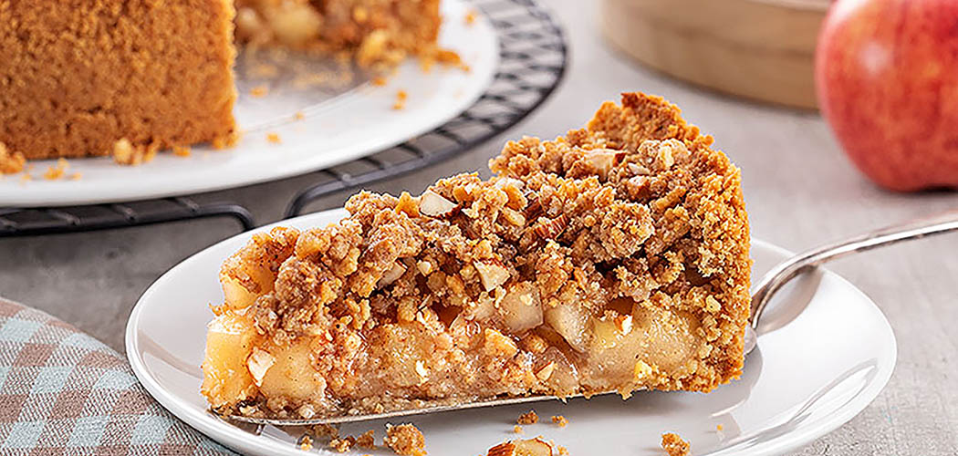 Torta Crumble de Maçã