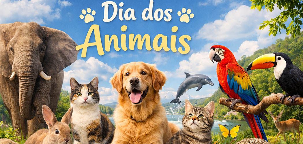 Dia Nacional dos Animais (14/03): um convite para celebrar e proteger todas as espécies