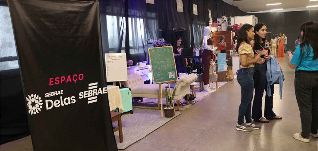 10 empreendedoras expõem seus produtos com apoio do Sebrae/SC, por meio do Projeto Sebrae Delas