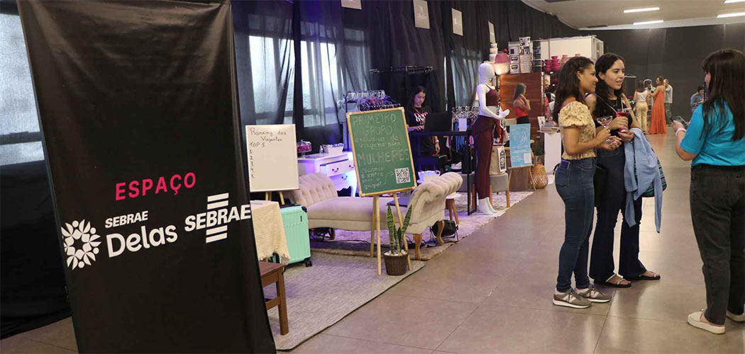 10 empreendedoras expõem seus produtos com apoio do Sebrae/SC, por meio do Projeto Sebrae Delas