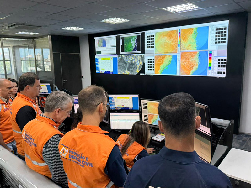 SC inicia o Maior Simulado de Desastres do Brasil com disparo de alerta pelo Cell Broadcast