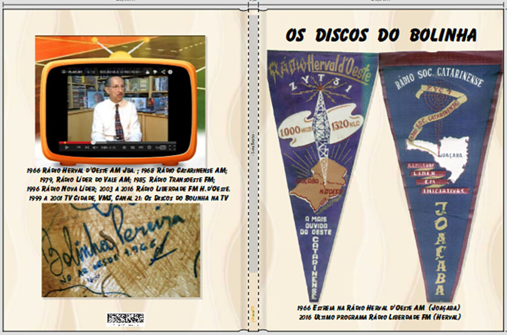 Antonio Carlos Pereira apresentou por 50 anos “Os Discos do Bolinha”, com as músicas dos bons tempos, em diversas emissoras na região de Joaçaba