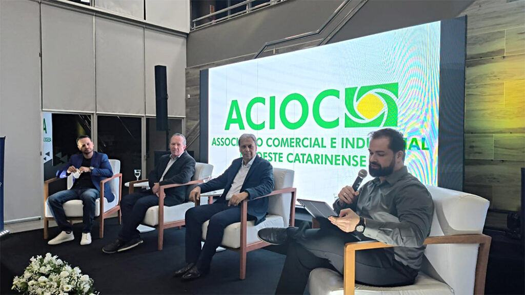 ACIOC promove sensibilização de núcleos empresariais com talk sobre associativismo em Joaçaba