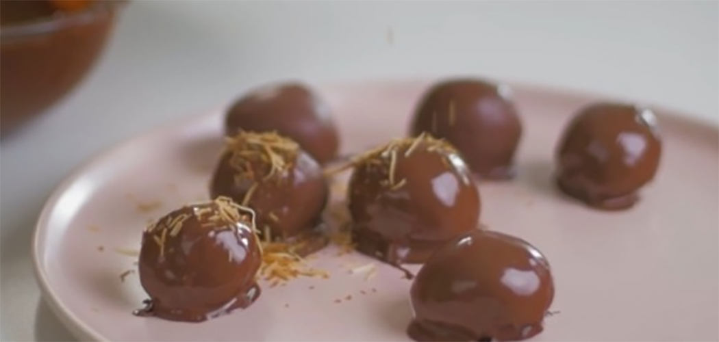 Bombom de coco zero açúcar