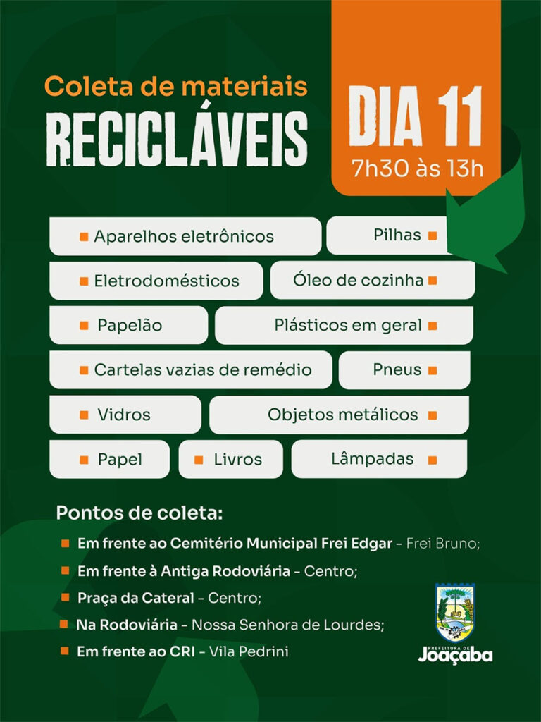 A administração municipal de Joaçaba reforça que a ação acontecerá independentemente das condições climáticas