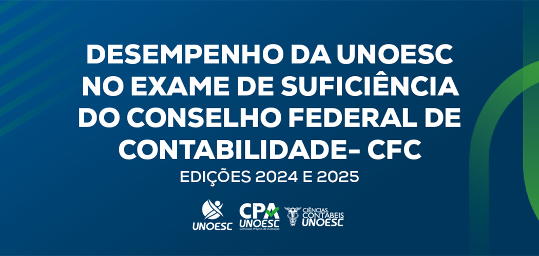 Os resultados evidenciam a excelência do curso e o compromisso institucional da Unoesc com a qualificação do ensino