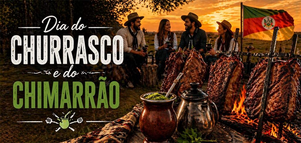 Dia do Churrasco e do Chimarrão (24/04): Sabores que contam a história do Sul do Brasil