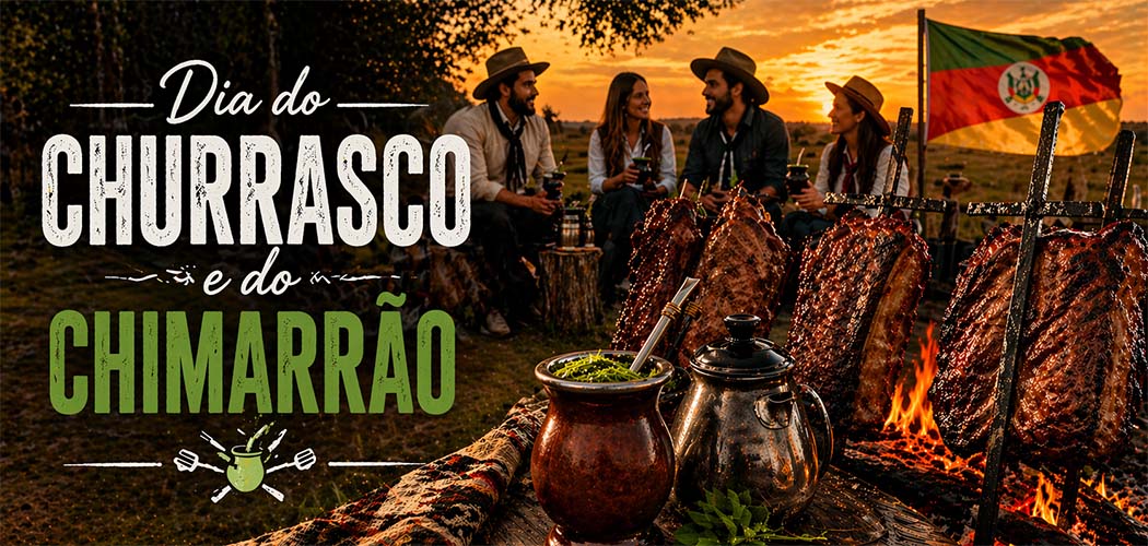 Dia do Churrasco e do Chimarrão (24/04): Sabores que contam a história do Sul do Brasil