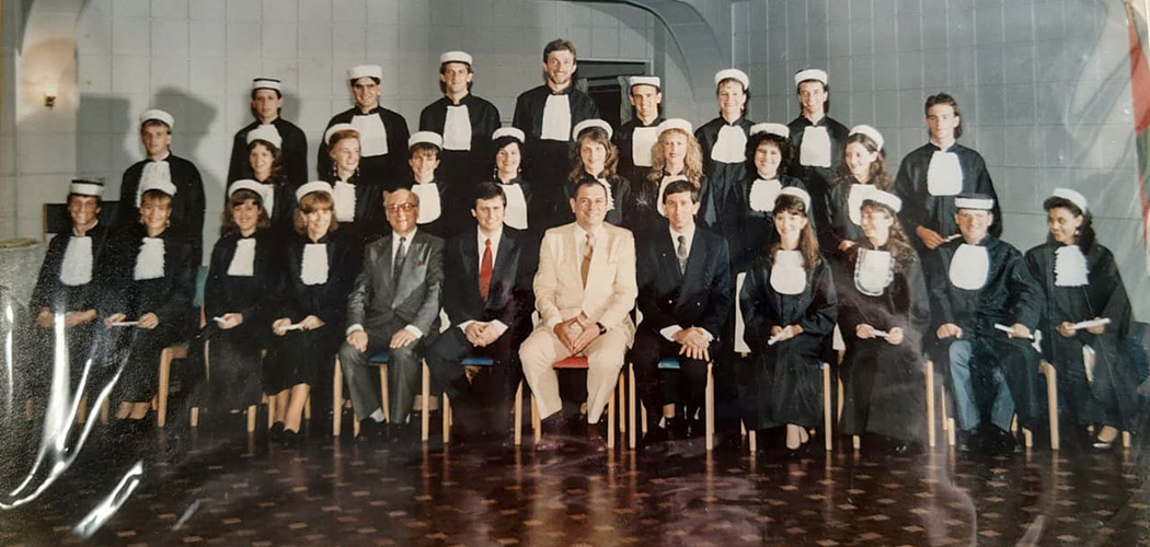 Formandos do Curso de Ciências Contábeis da Unoesc Joaçaba do ano de 1991
