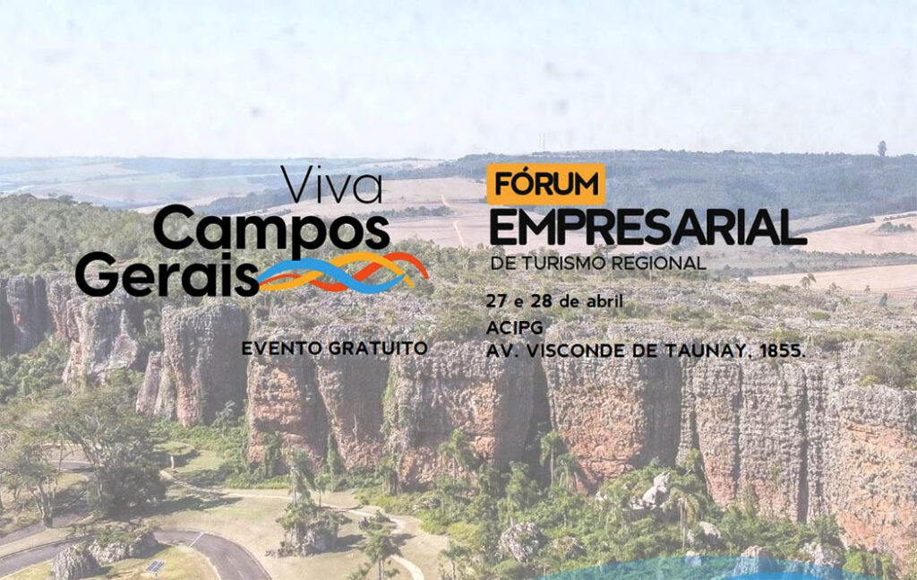 Fórum de Turismo Regional reúne empresários e lideranças em Ponta Grossa nesta segunda (27)