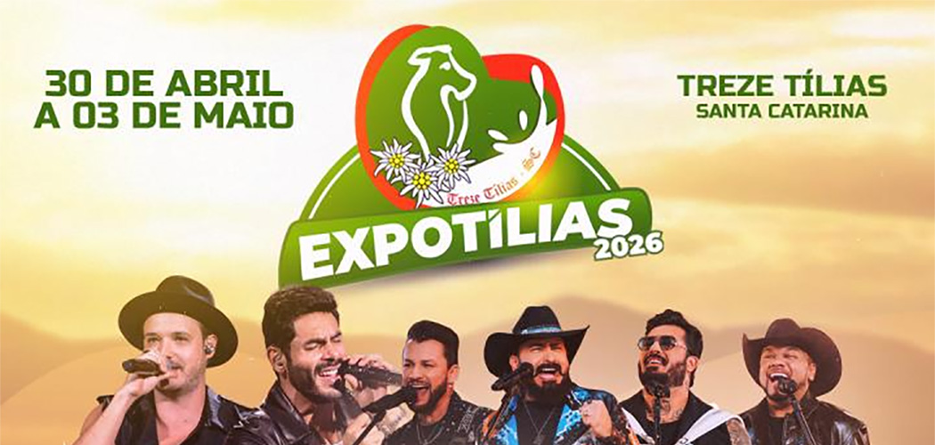 A 10ª edição da Expotílias promete movimentar Treze Tílias