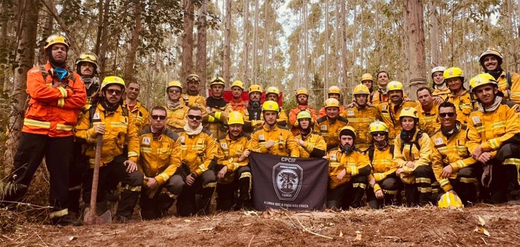 CBMSC capacita bombeiros militares para atuação na temporada de incêndios florestais