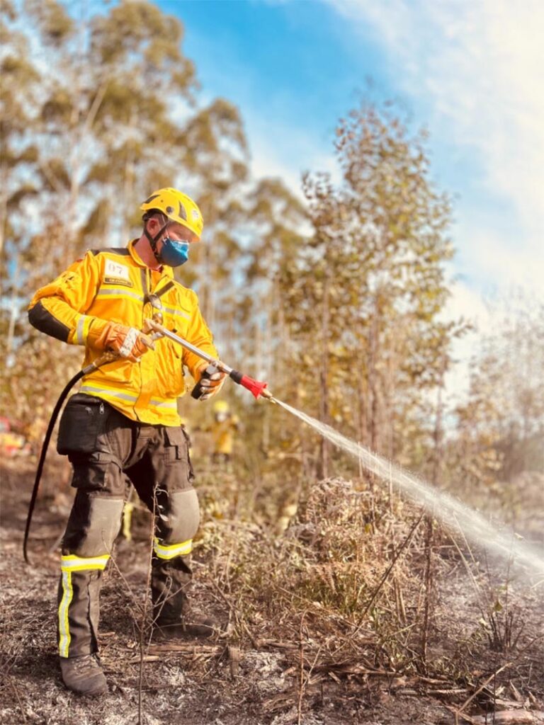 CBMSC capacita bombeiros militares para atuação na temporada de incêndios florestais