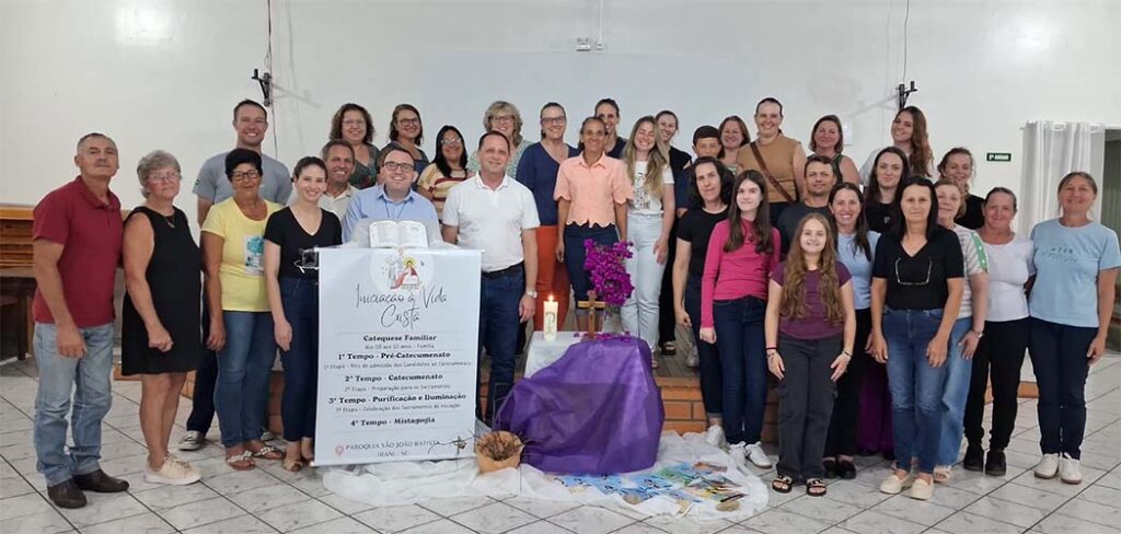 Diocese de Joaçaba avança na implantação dos novos itinerários de catequese