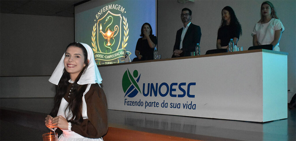 Curso de Enfermagem da Unoesc Joaçaba realiza a 5ª Cerimônia do Jaleco