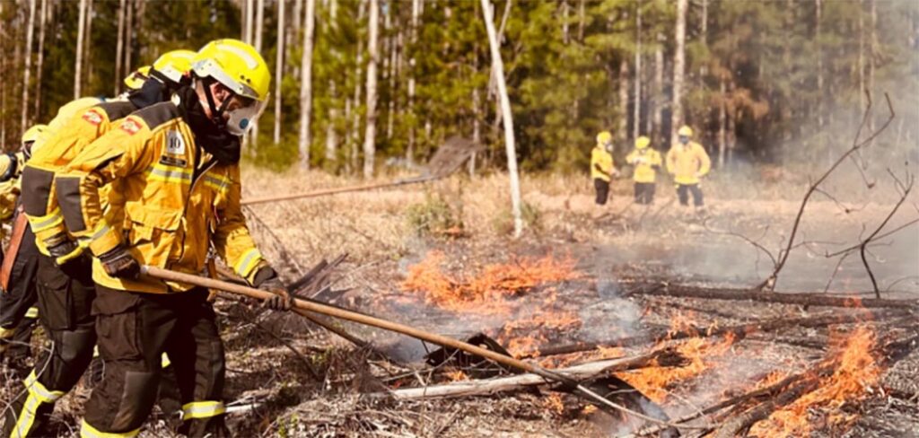 CBMSC capacita bombeiros militares para atuação na temporada de incêndios florestais