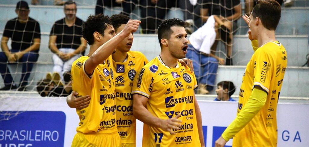 Joaçaba Futsal vence o Tubarão e avança às oitavas de final da Copa LNF