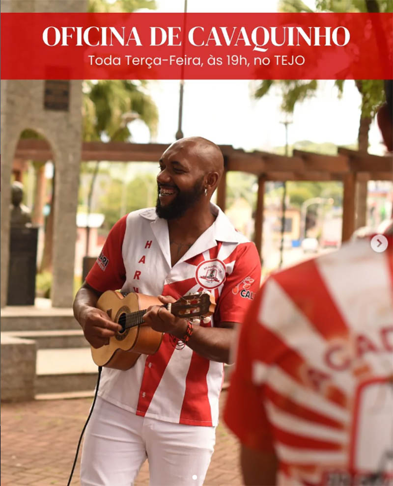 Acadêmicos do Grande Vale abre inscrições para oficina de cavaquinho e reforça compromisso com a cultura do samba