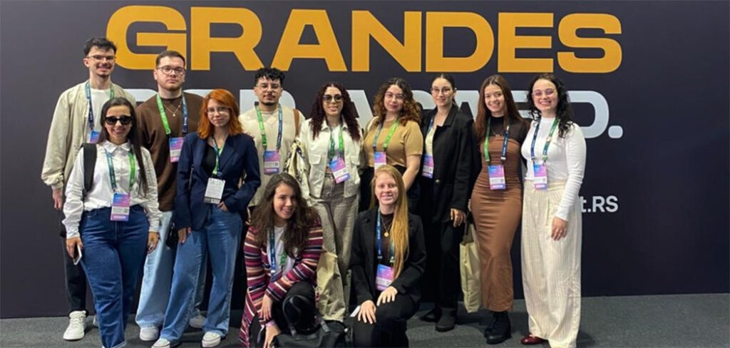 estudantes do curso de Publicidade e Propaganda da Unoesc Joaçaba participaram do "Gramado Summit", considerado um dos maiores eventos de inovação, tecnologia e criatividade do país