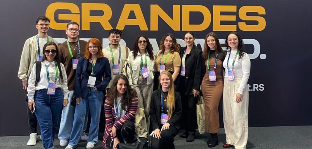 estudantes do curso de Publicidade e Propaganda da Unoesc Joaçaba participaram do "Gramado Summit", considerado um dos maiores eventos de inovação, tecnologia e criatividade do país