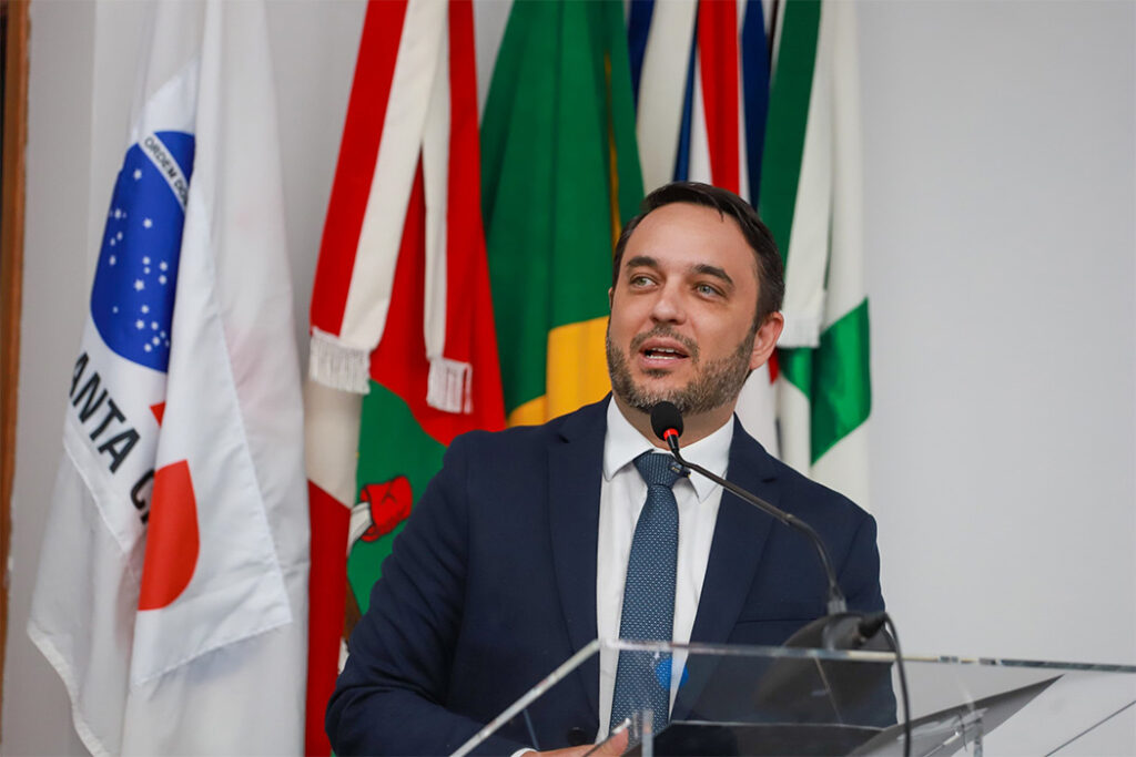 Presidente da OAB/SC, Juliano Mandelli, que integra o painel de abertura