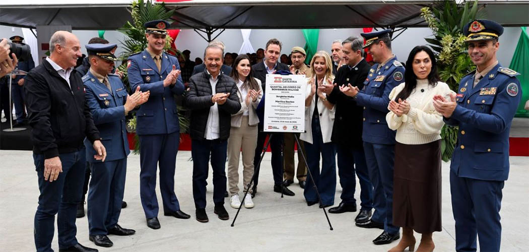 Governo do Estado inaugura 3 novos quartéis do CBMSC no Sul de Santa Catarina