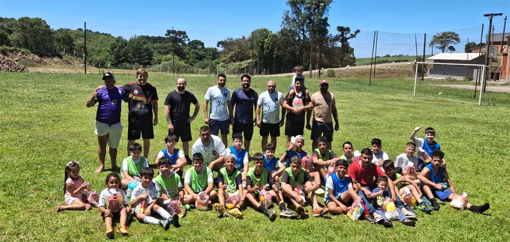 Projeto Bola de Ouro na SER Coocam completa 1 ano em Campos Novos