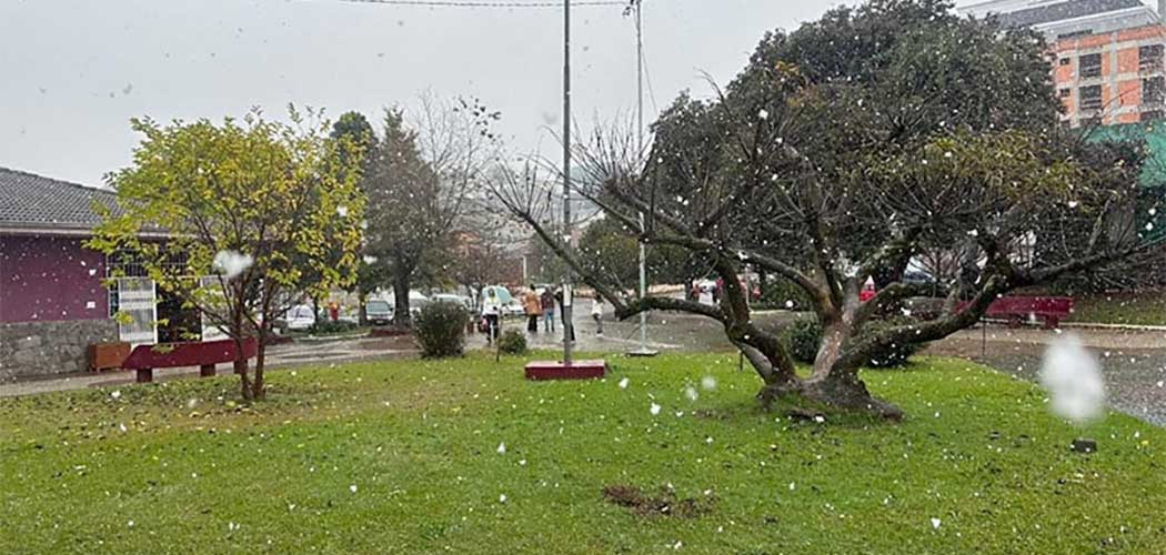SC registra primeiros flocos de neve de 2026 em SC