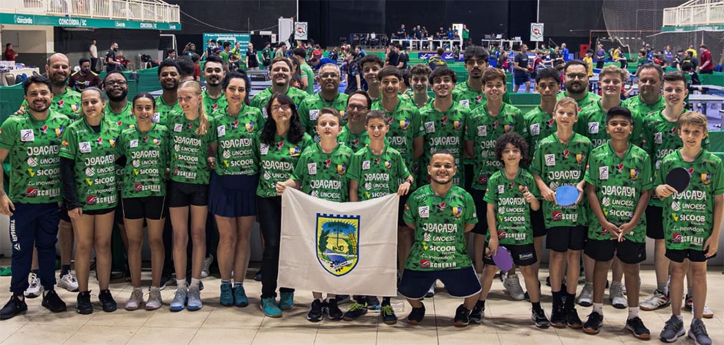 Mesa-Tenistas de Joaçaba conquistam 12 medalhas estaduais