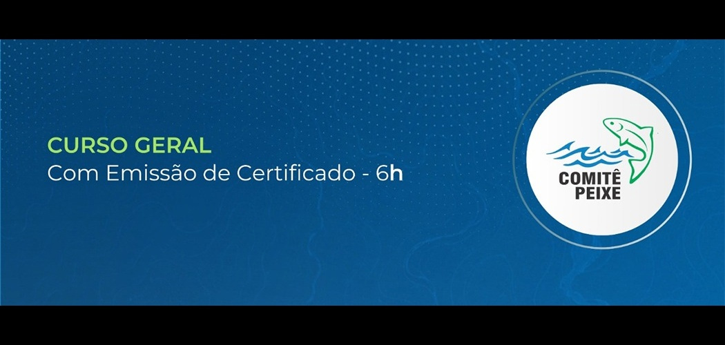 Comitê Peixe promove curso gratuito sobre planejamento e gestão das águas dia 30/06
