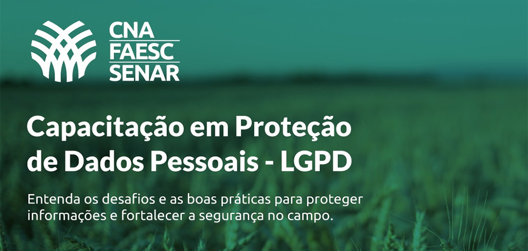 FAESC proteção dados pessoais produtor rural