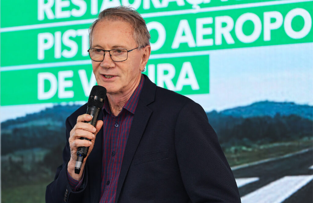 Governador revitalização Aeroporto em Videira 