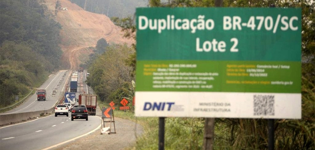Infraestrutura rodovias em SC
