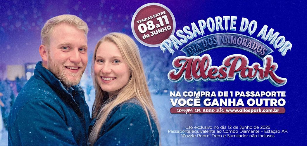 Dia dos Namorados em Pomerode com neve e a magia do Mundo em Miniaturas