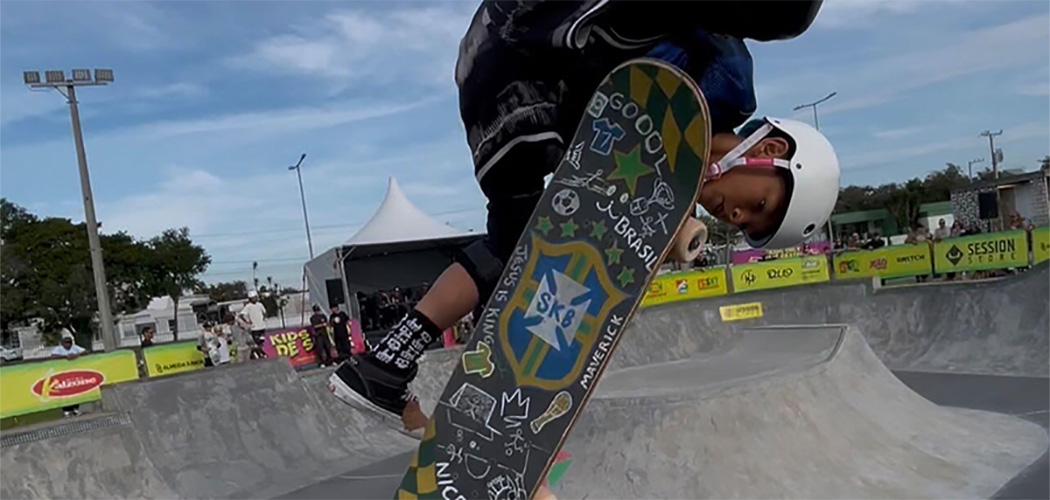 Maverick conquista o título da categoria Iniciante na 3ª etapa do Circuito Catarinense de Skate Park
