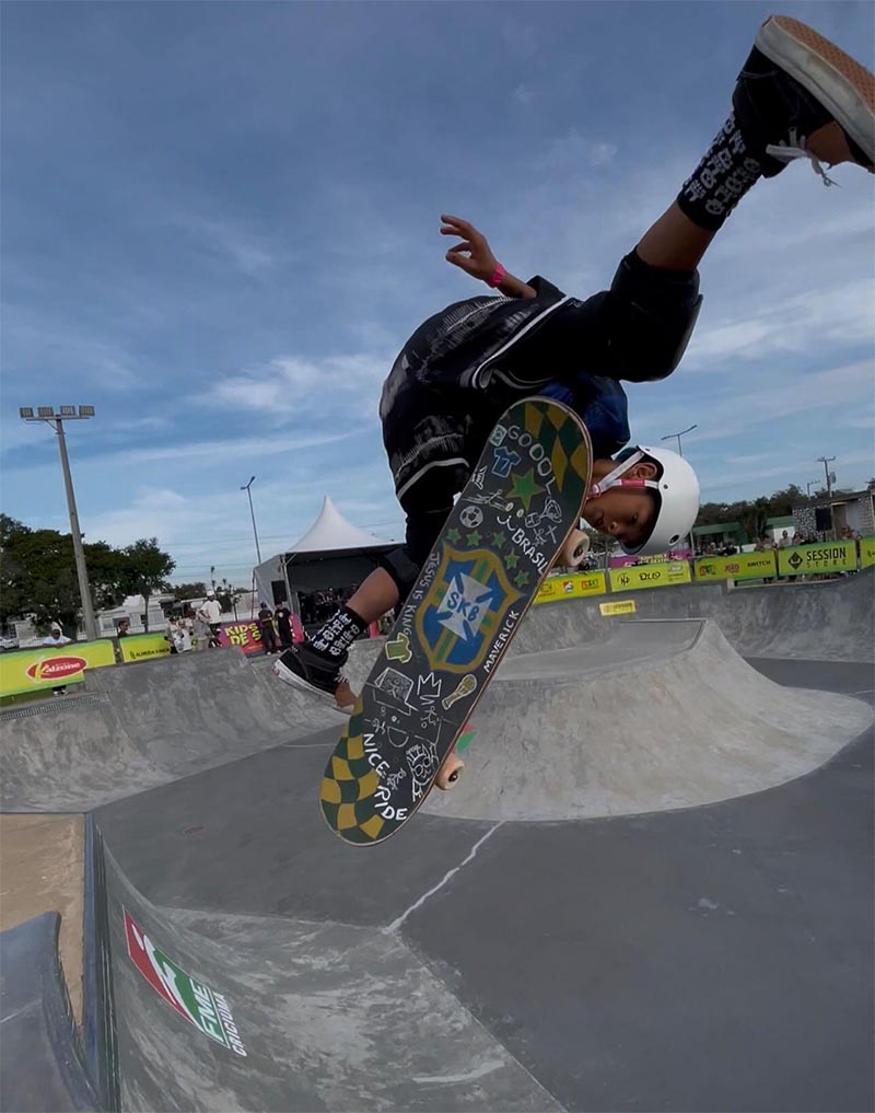 Maverick conquista o título da categoria Iniciante na 3ª etapa do Circuito Catarinense de Skate Park
