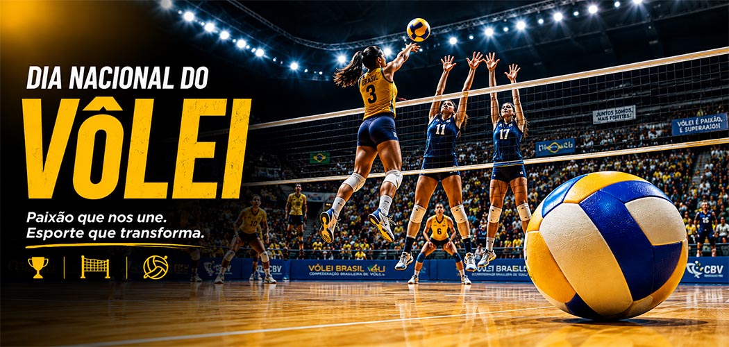 Dia Nacional do Vôlei (27/06): celebra a paixão dos brasileiros por um dos esportes mais vitoriosos do país