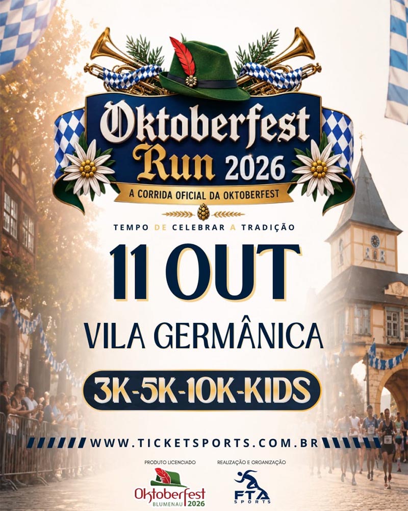 1ª Oktoberfest Run está com inscrições abertas para corredores de todo o país