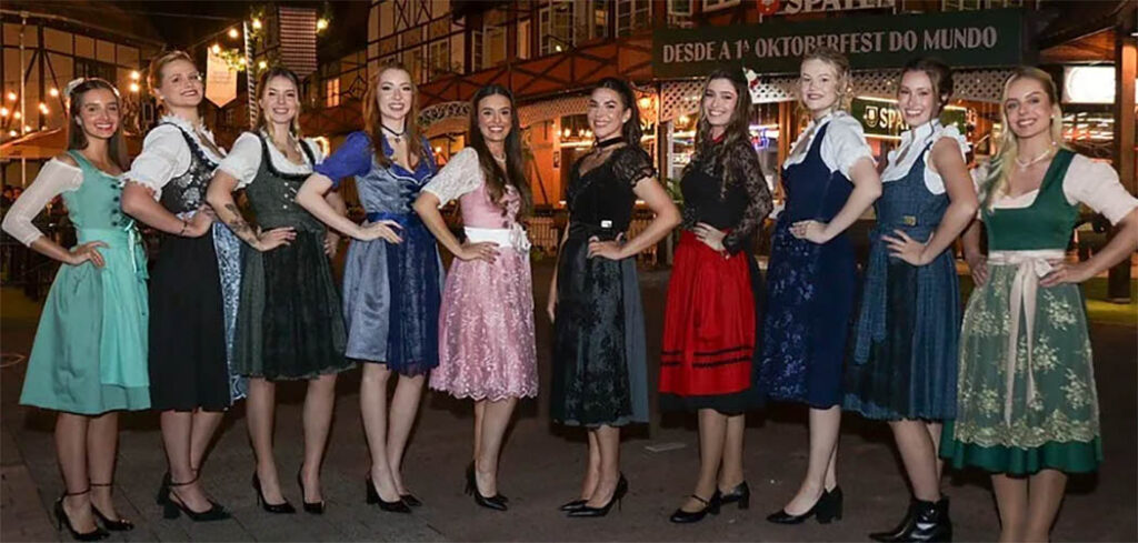 Realeza da 42ª Oktoberfest Blumenau entra na reta decisiva com definição das 10 finalistas do concurso