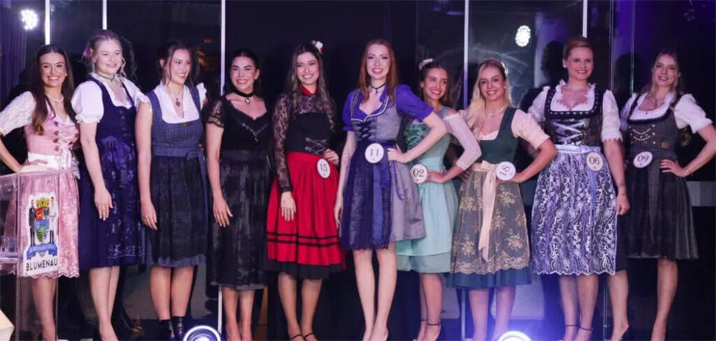 Realeza da 42ª Oktoberfest Blumenau entra na reta decisiva com definição das 10 finalistas do concurso
