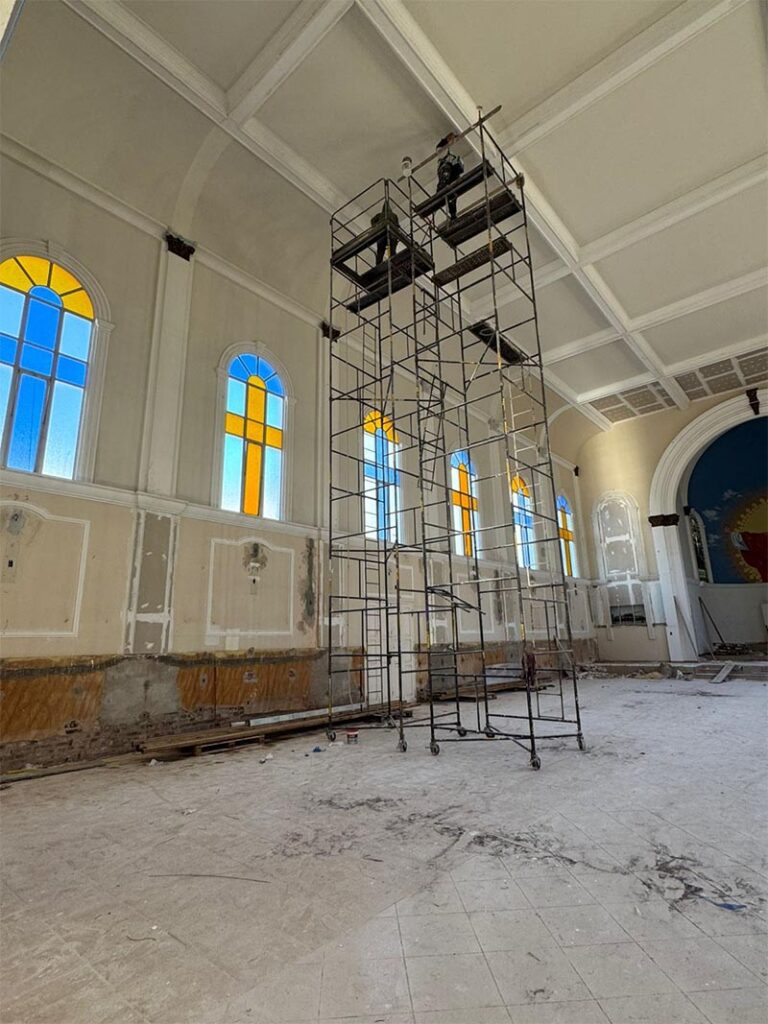 Revitalização da Igreja Matriz Senhor Bom Jesus avança e comunidade é convidada a fortalecer campanha "Gesto de Fé"