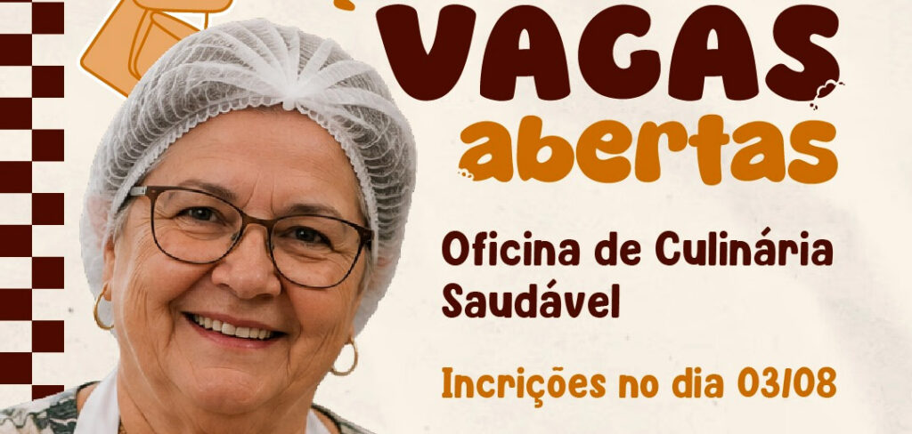 Prefeitura de Joaçaba abre inscrições para oficinas gratuitas de Culinária e Gastronomia Saudável