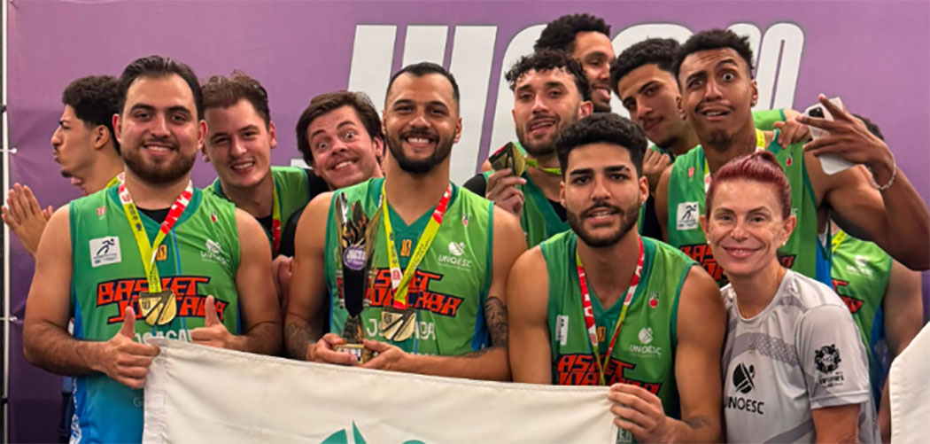 Basket Joaçaba conquista o hexacampeonato dos JUCs 2026 e confirma hegemonia no basquete universitário catarinense