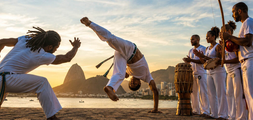 Dia Mundial da Capoeira (05/07): celebra a força da cultura brasileira e sua popularidade ao redor do mundo