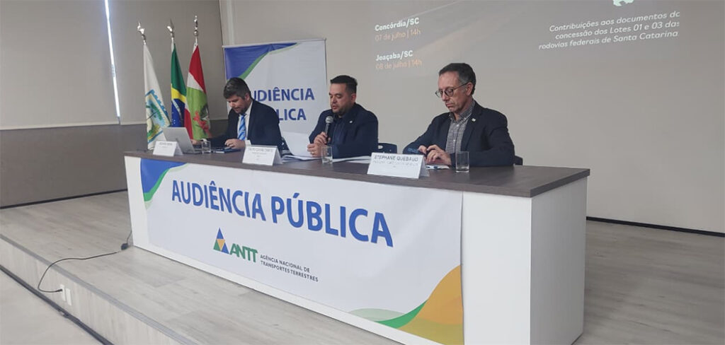 Em audiência pública, entidades se posicionam em relação a concessão e duplicação de parte da BR-282
