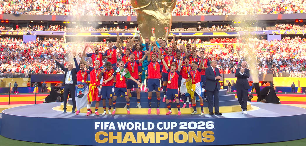 Espanha vence a Argentina na prorrogação e conquista o bicampeonato da Copa do Mundo de 2026