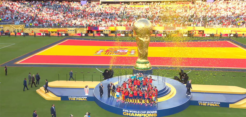 Espanha vence a Argentina na prorrogação e conquista o bicampeonato da Copa do Mundo de 2026