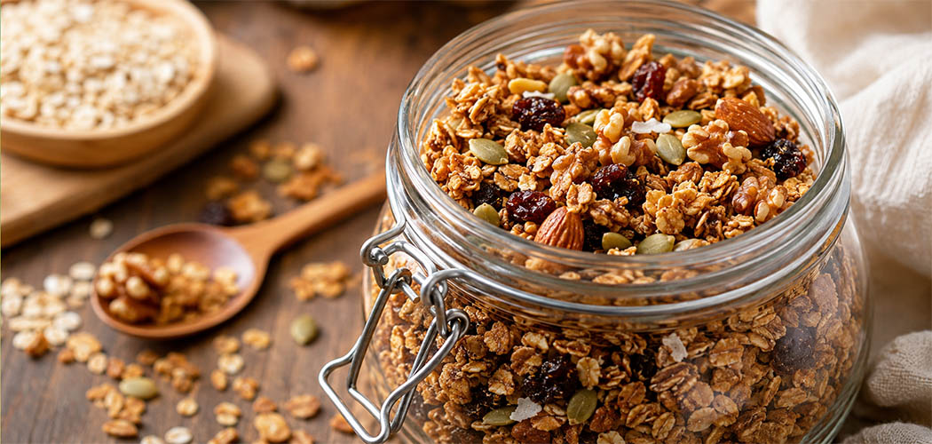 Granola caseira funcional