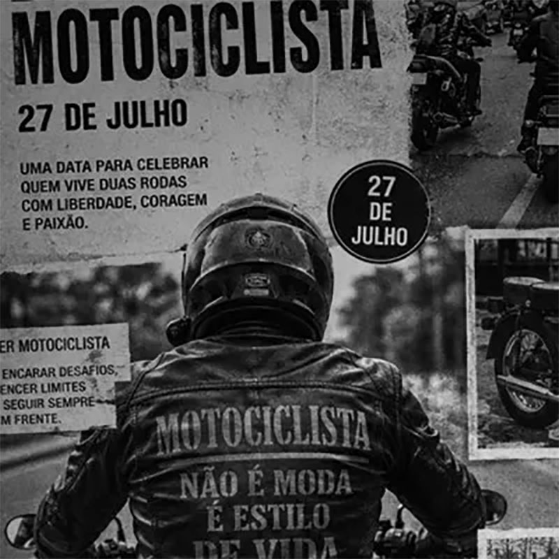 Dia do Motociclista (27/07): celebra a paixão pelas duas rodas e reforça a importância da segurança nas estradas